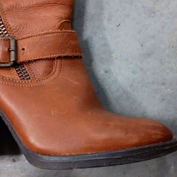 Steve Madden Denea Leather Booties 8.5 - Picture 4 of 8